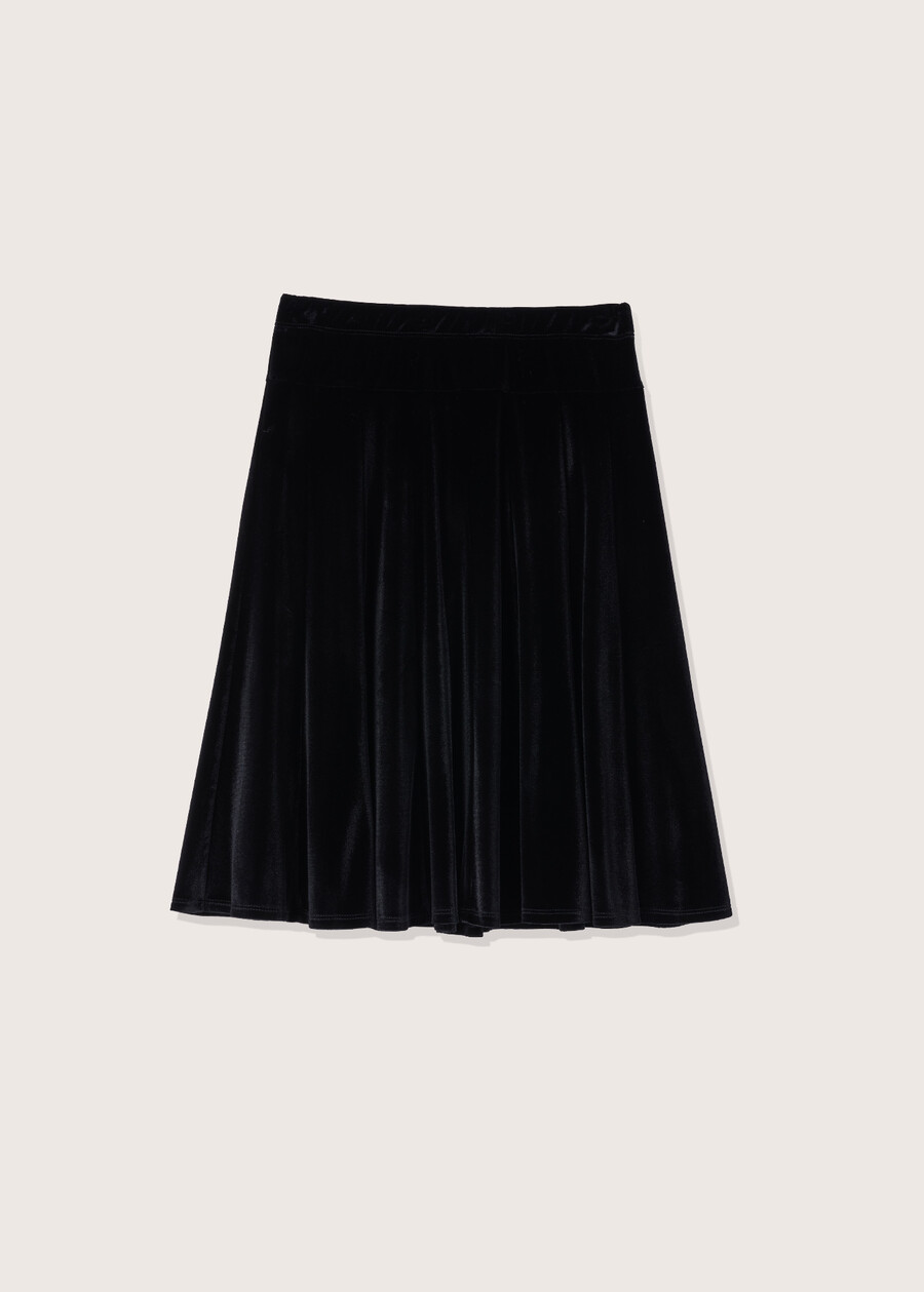 Gonna in velluto Gennifer NERO BLACK Donna , immagine n. 1