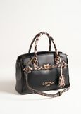 Gift Idea – Deer-Print Tote Bag e Leopard-Detail V NERO BLACK Woman image number 3