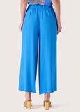 Pantaloni Megan in viscosa ecovero BLU CARRIBEAN Donna immagine n. 3