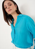 Campbell silk and viscose shirt BLUBEIGE LATTEBLUE TURCHESEVIOLA MULBERRY Woman image number 4