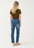 Kate skinny double waistband jeans DENIM MEDIUM DENIM Woman image number 4