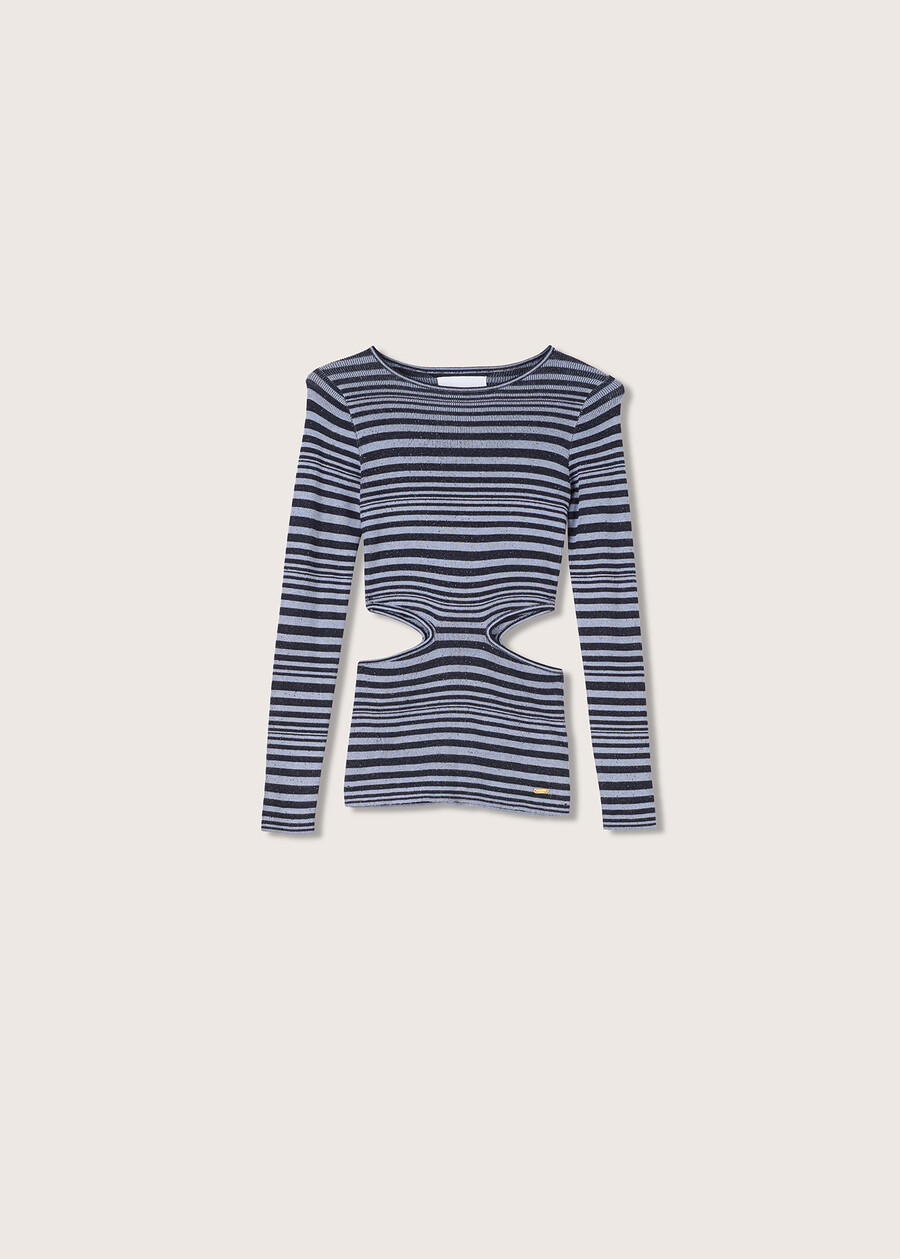 Maglia Mavi effetto mélange NERO BLACK Donna , immagine n. 4