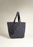Borsa Blendas in Cotone con Stampa Pois BLUE OLTREMARE Donna immagine n. 2