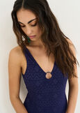 Cleo ethnic print one-piece swimsuit BLU Woman image number 2