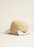Cappello Carl in rafia intrecciata BEIGE Donna immagine n. 3