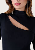 Abito Miami in maglia NERO BLACK Donna immagine n. 3