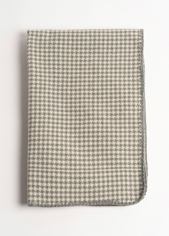 Sherry pied de poule patterned scarf Sherry pied de poule patterned scarf GRIGIO GREY Woman null