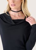 Maglia Laura in jersey NERO BLACKGRIGIO CLOUD Donna immagine n. 2