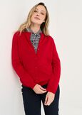Clio round-neck cardigan ARANCIONEROSSO Woman image number 1