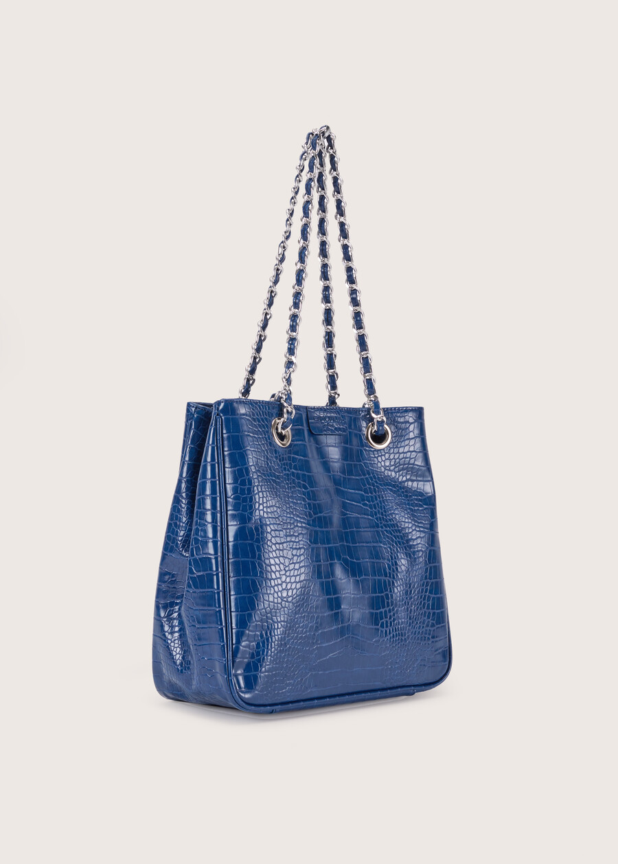 Borsa shopping Biel in ecopelle BLUROSA BUBBLEVERDE MAGNOLIABIANCO OPTICAL Donna , immagine n. 1