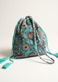 Borsa a secchiello Baylor in velluto AZZURO AZZURRO Donna immagine n. 2