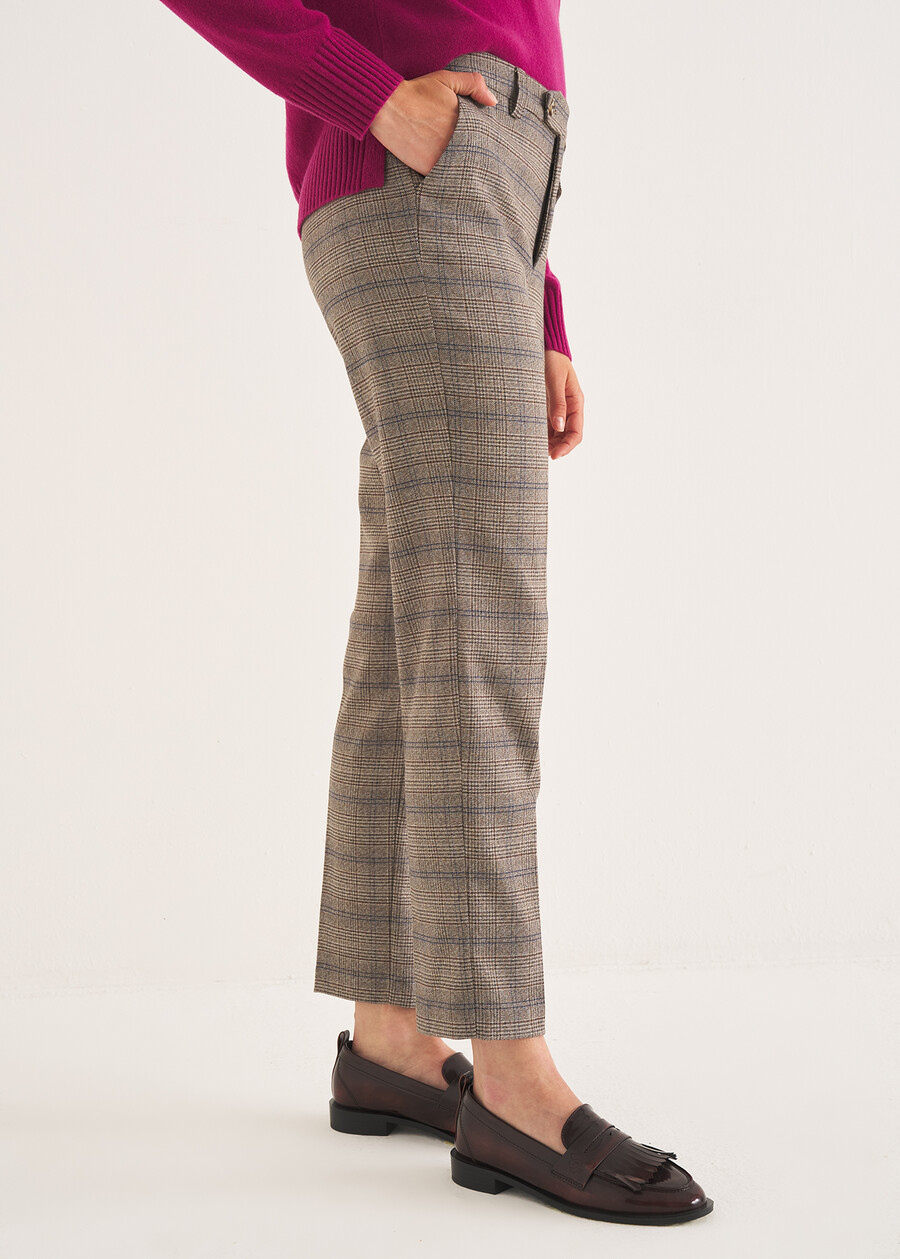 Pantalone Pilar check GRIGIO GREY Donna , immagine n. 3