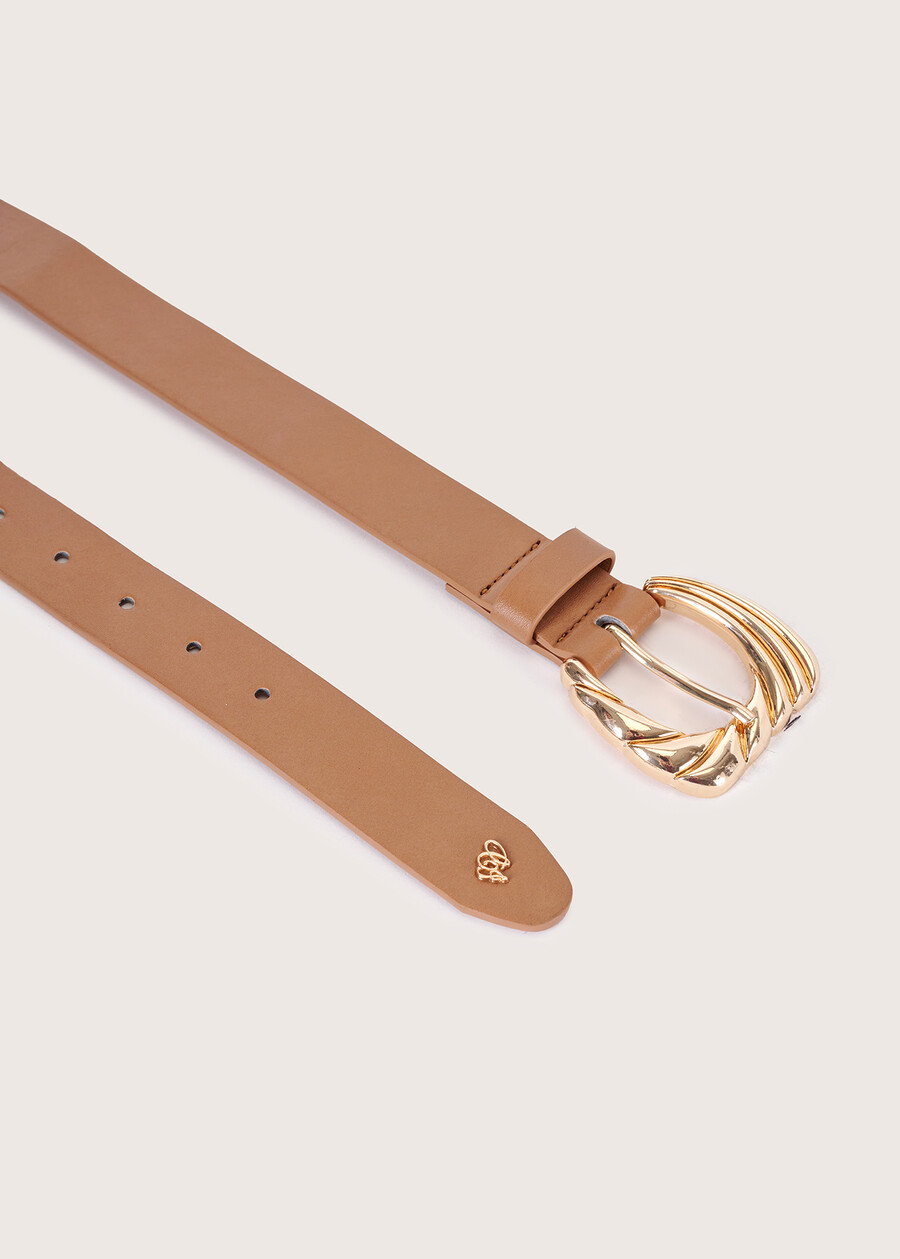 Charlotte eco-leather belt MARRONE TIERRA Woman , image number 3
