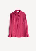 Alessia satin shirt ROSSO BORDEAUXMARRONEVERDE GARDENAZZURO AZZURRO Woman image number 5