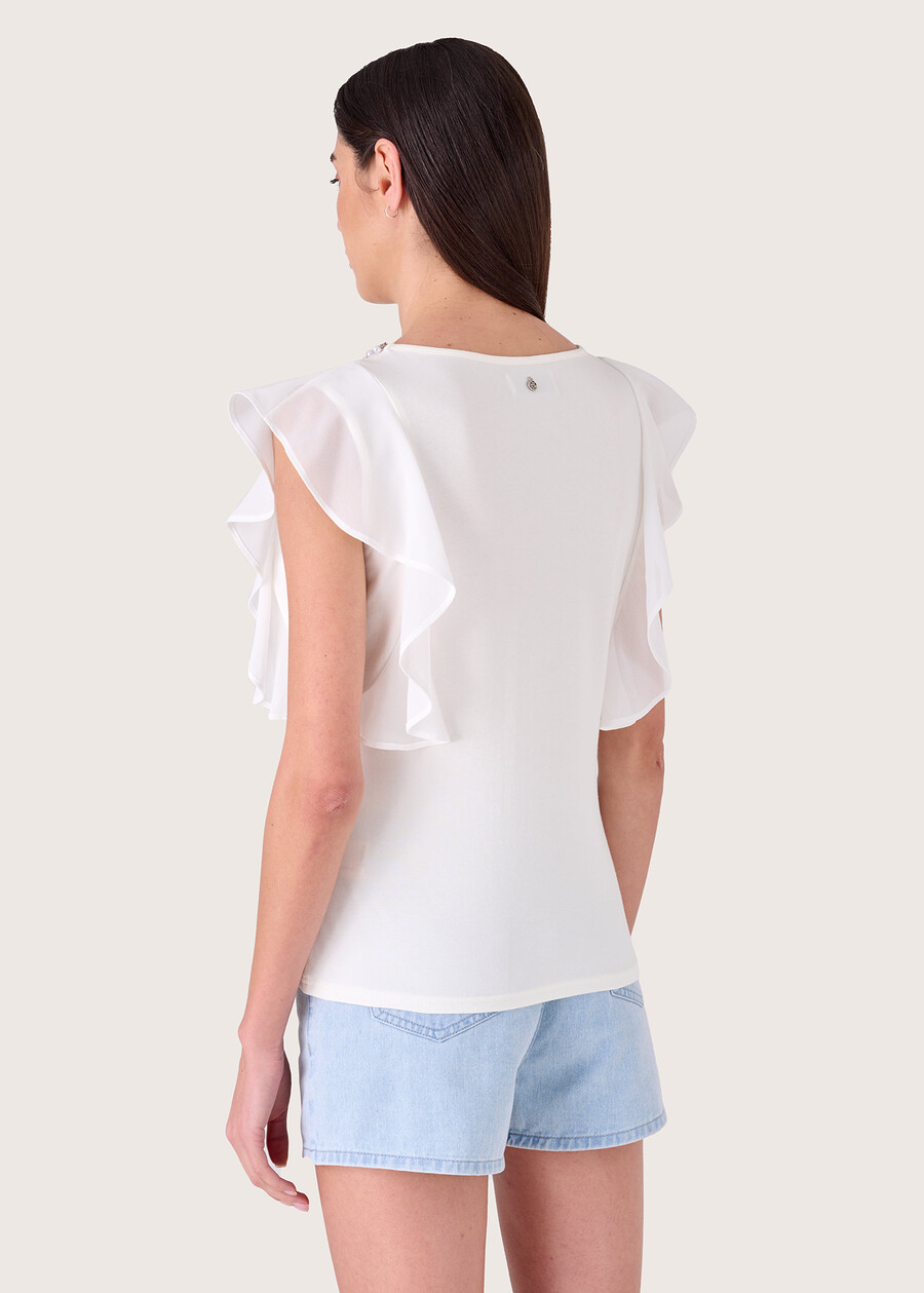 T-shirt Saddle in cotone BEIG SALINA Donna , immagine n. 3