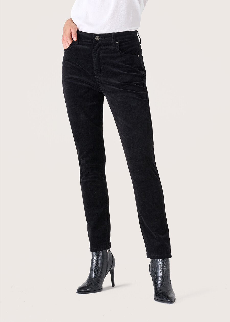 Kate narrow leg trousers NERO Woman , image number 2
