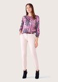 Bella polyviscose trousers BEIGE LIGHT BEIGE Woman image number 1