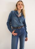 Carly denim shirt DENIM MEDIUM DENIM Woman image number 2