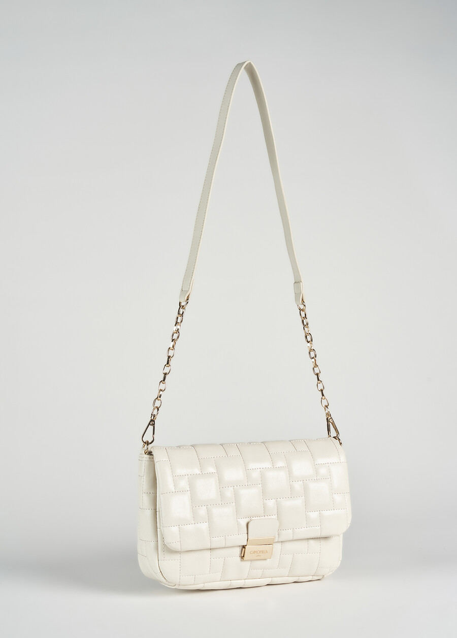 Briant eco-leather clutch bag BIANCO BURROARANCIO CAROTENEMARRONE TERRAROSSO Woman , image number 1