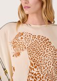 Blusa Caral in crêpe BEIGE Donna immagine n. 2