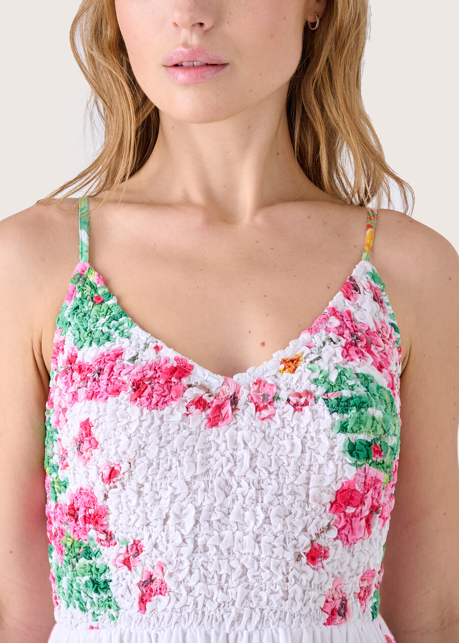 Abito lungo 100% cotone BIANCO Donna , immagine n. 2