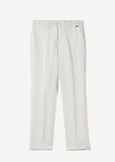 Alice-E linen e viscose trousers BLUMARRONE JAVABIANCO WHITEBLUE TURCHESE Woman image number 8