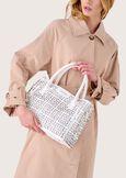 Borsa Bruna in ecopelle BIANCO OPTICALBLUE OLTREMARE  Donna immagine n. 1