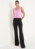 Top Tony con scollo a V VIOLA ORCHIDEA Donna immagine n. 4