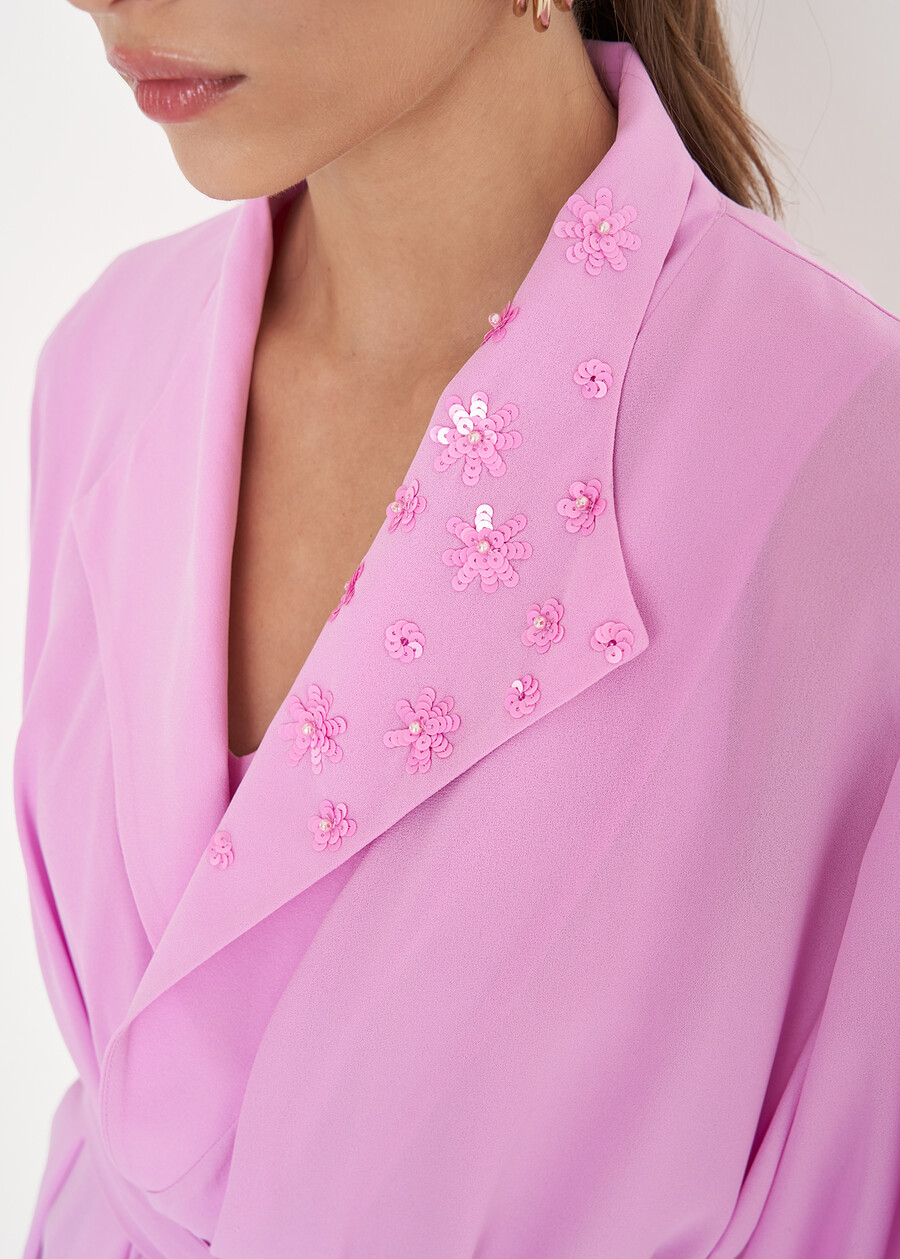 Brice georgette blouse VIOLA ORCHIDEA Woman , image number 3