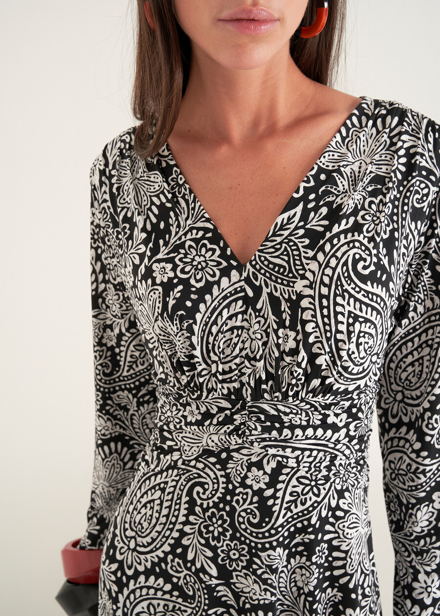 Alvar printed jersey dress NERO BLACK Woman , image number 3