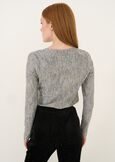 T-shirt Stephy aderente con stampa GRIGIO GREY Donna immagine n. 3