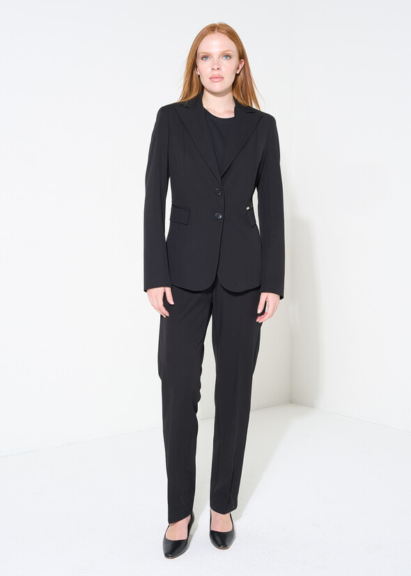 Pantaloni Alice slim bi-stretch NERO BLACK Donna null