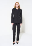 Alice bi-stretch slim trousers NERO BLACKBEIGE GESSOBLU Woman image number 1