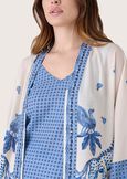 Coffy patterned cardigan BIANCO ORCHIDEA Woman image number 2