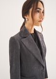 Corduroy Velvet  Suit GRIGIO CENEREVIOLA PURPLE Woman image number 3