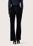 Victoria velvet trousers NERO BLACK Woman image number 5