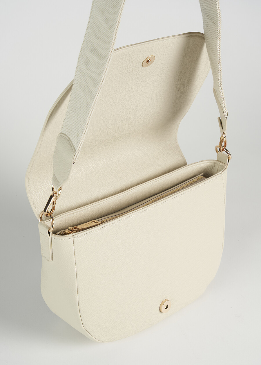 Tracolla Bammy in ecopelle BEIGE AVENAMARRONENERO BLACK Donna , immagine n. 4
