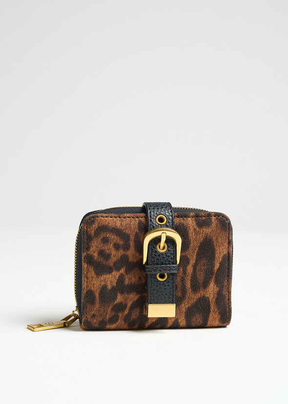 Pinky animalier wallet MARRONE CARAMELLO Woman null