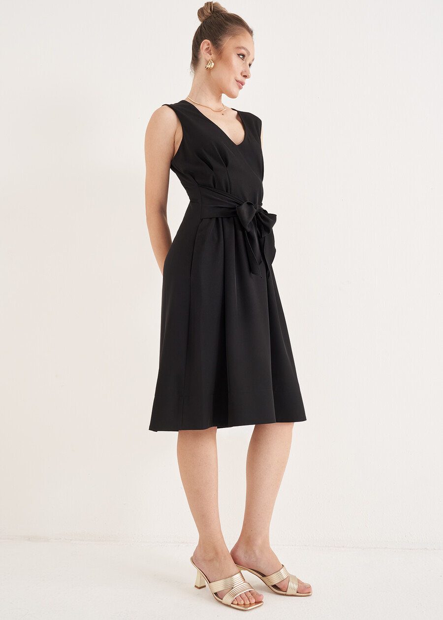 Abito Alba Midi BIANCO WHITENERO BLACK Donna , immagine n. 2