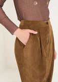 Pantaloni Paliky a coste ampi MARRONE Donna immagine n. 3