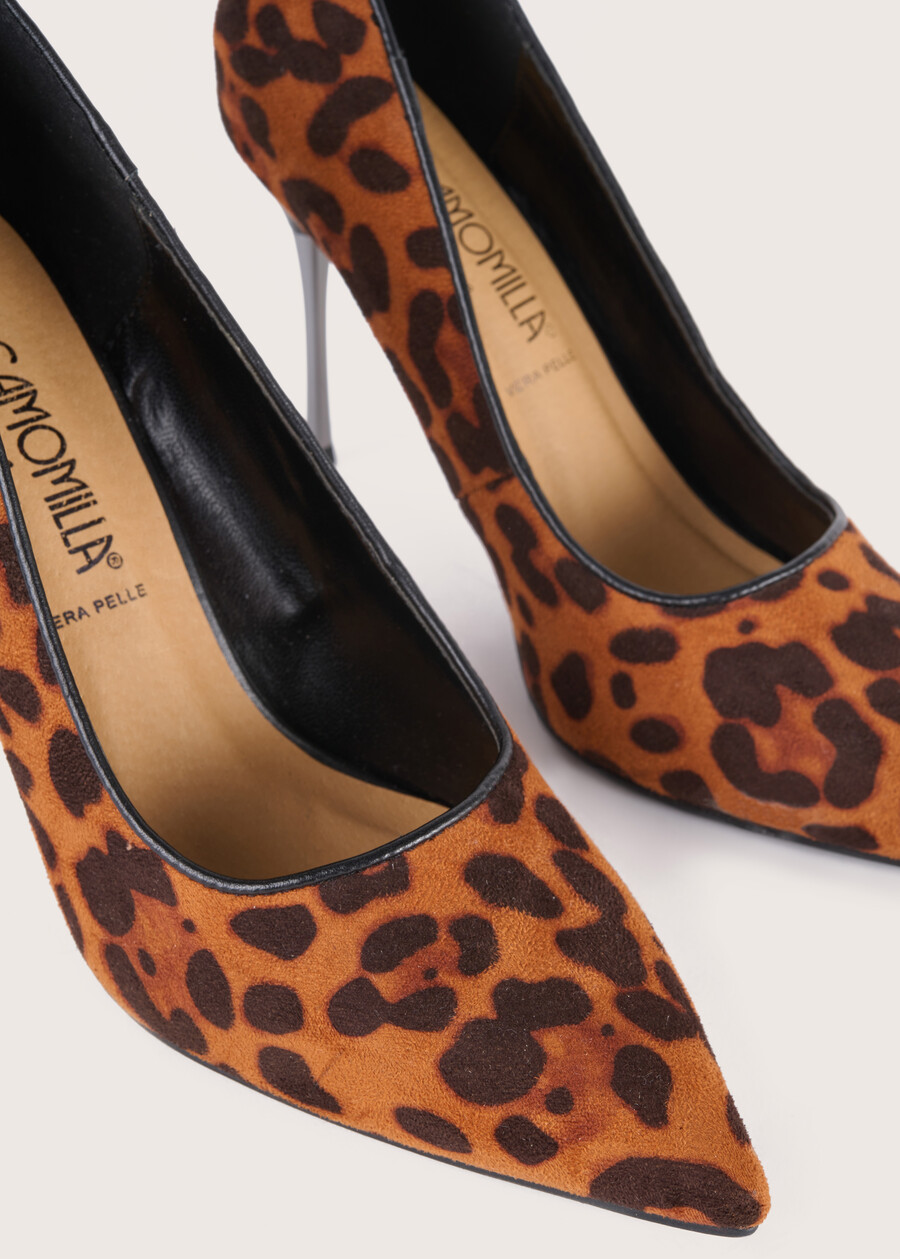 Sandy eco-suede décolleté shoe NERO Woman , image number 2