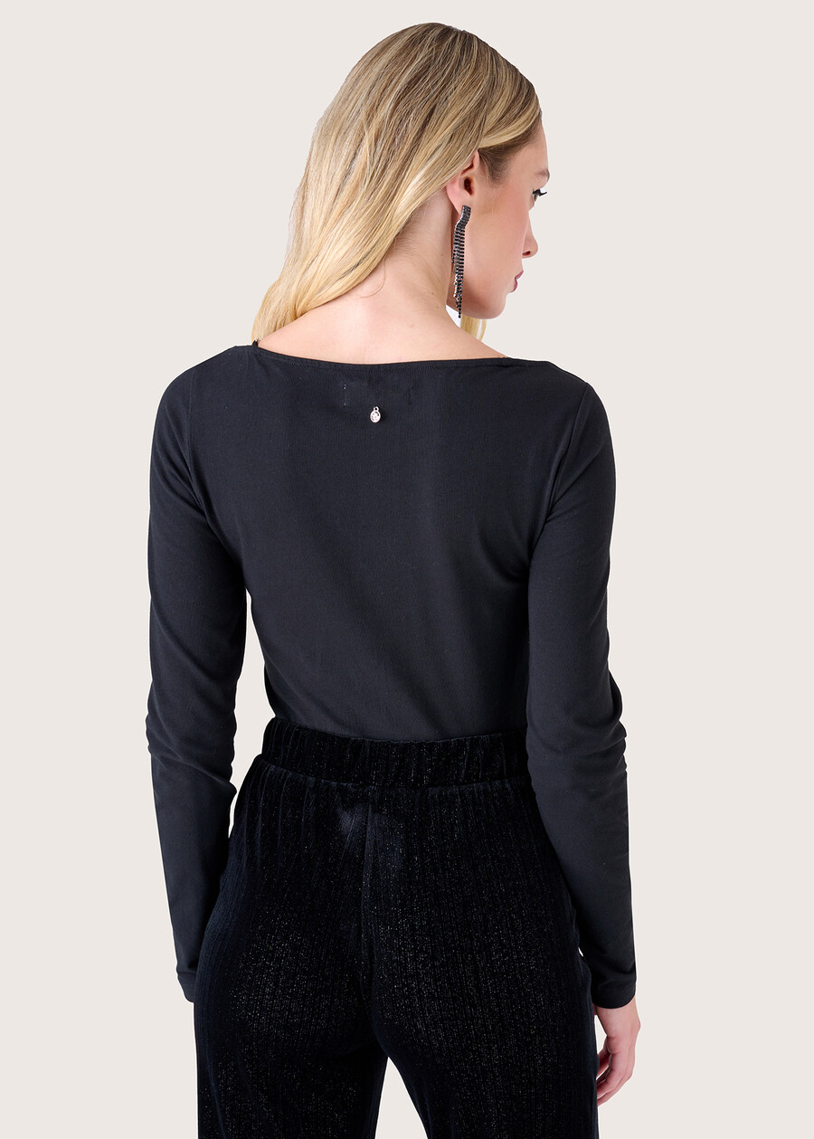 Samson cotton t-shirt NERO BLACK Woman , image number 3