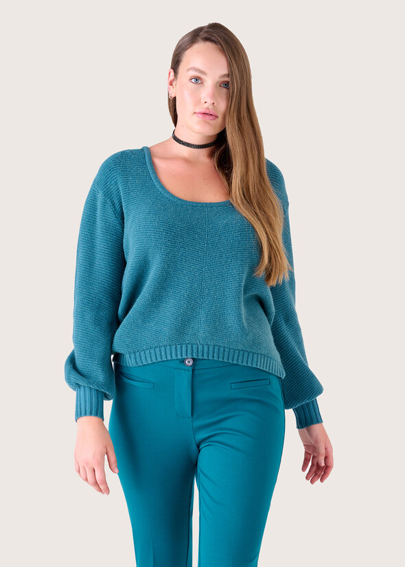 Maglia Malena con scollo a madonna BLUE COLONIAL Donna null