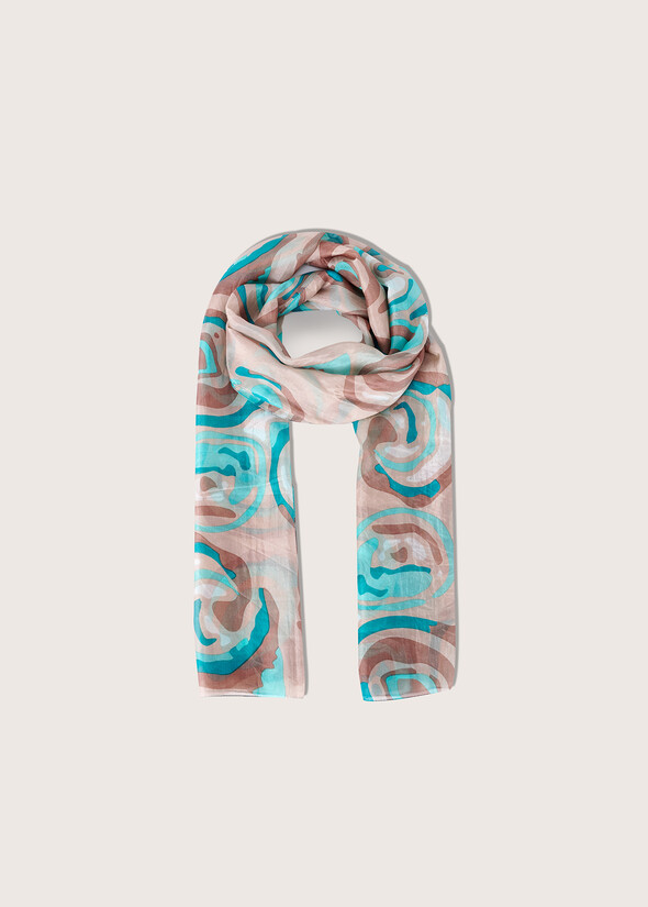 Sage 100% silk scarf  Woman null