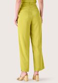 Pio crepe trousers VERDE LIME Woman image number 4