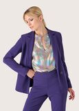Vittoria technical fabric blazer VIOLA ORCHIDEA Woman image number 2
