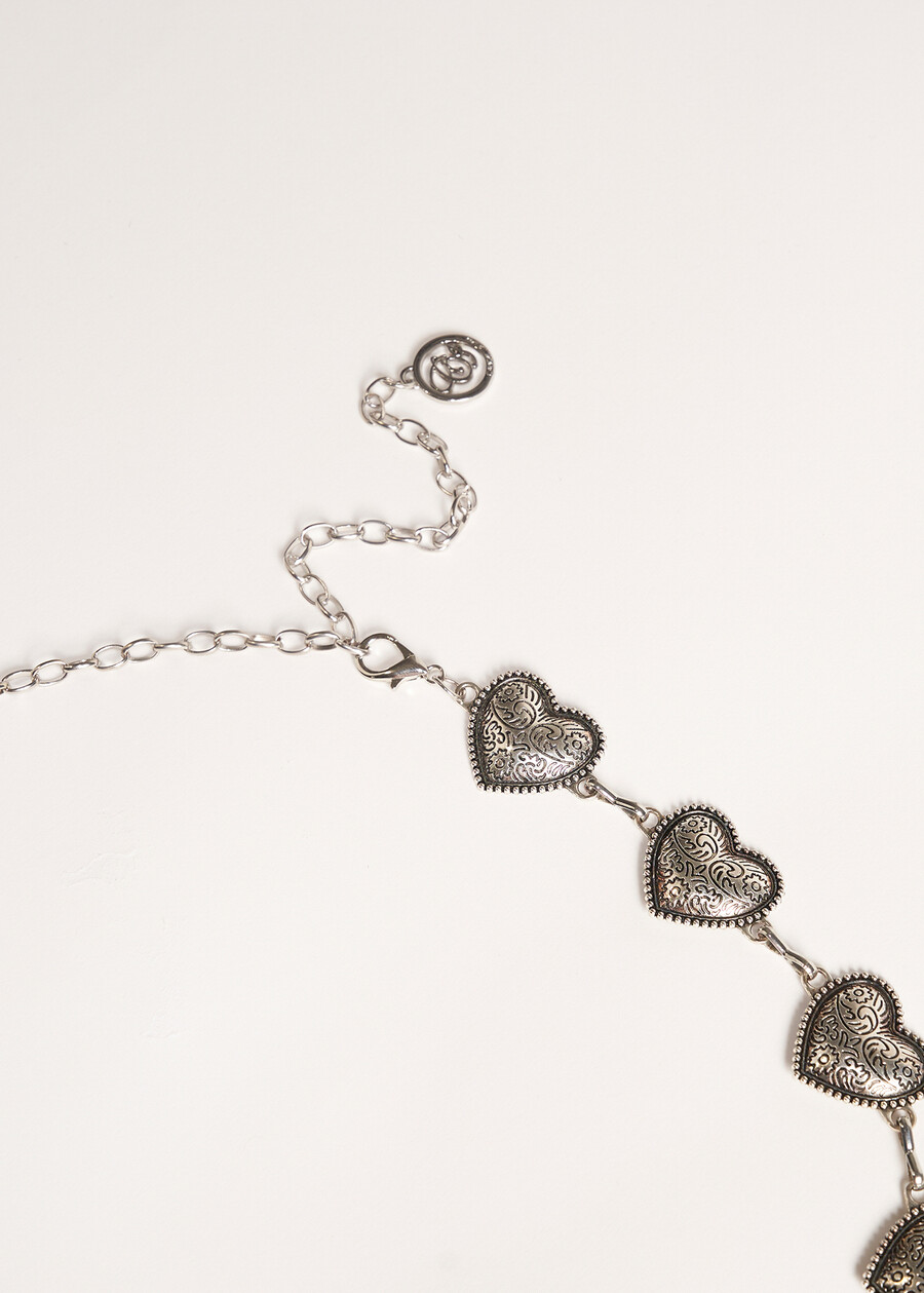 Cintura Clare catena cuori GRIGIO SILVER  Donna , immagine n. 3