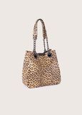 Brillama eco-leather shopping bag MARRONE TIERRA Woman image number 1