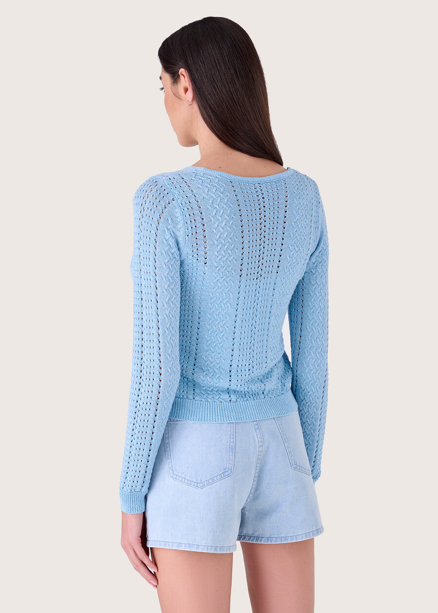 Cardigan Marcy con lurex BLU SURF Donna , immagine n. 3
