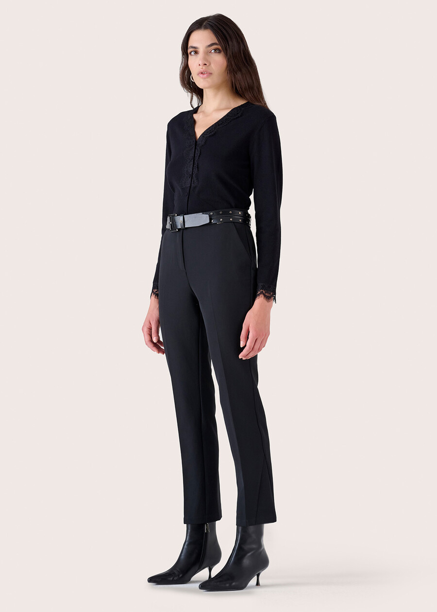 Pantalone Jacqueline a gamba stretta ROSSO MAGENTANERO BLACKVERDE BOTTIGLIABLUE DARK BLUE Donna , immagine n. 2